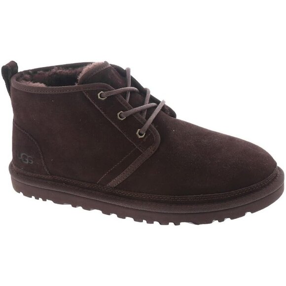 〽️Men Ankle Chukka Boots Dusted Coca Leather Modern Comfort Lace Up Round Toe main image 4